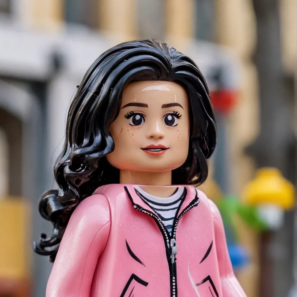 chat with ai character: Lego Girl
