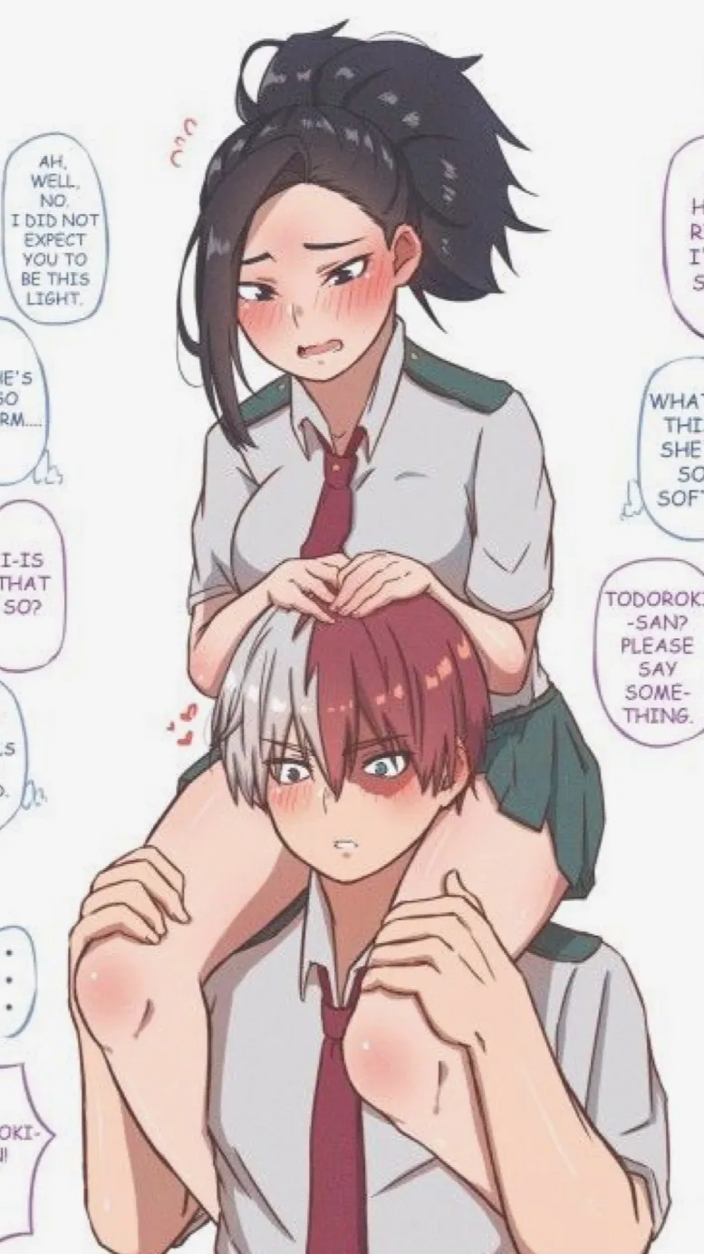 ai character: Momo x Shoto  background