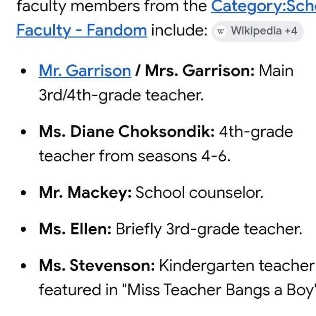 chat with ai character: South Park teacher