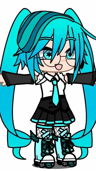 ai character: Hatsune Miku  background