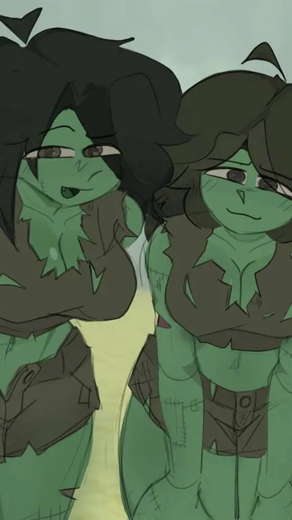 ai character: Zenny and Zoey background