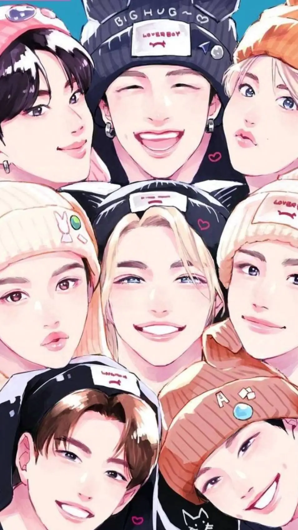 ai character: SKZ🔥🔥🔥 background