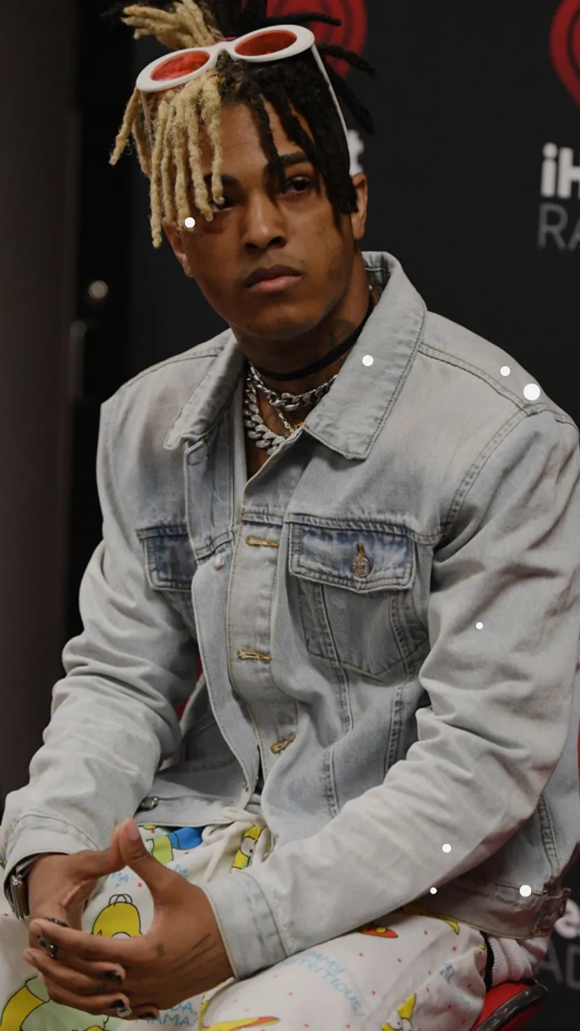 ai character: XXXTENTACION  background