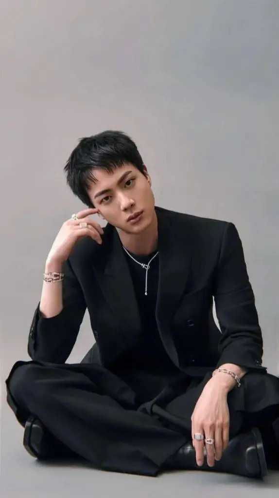 ai character: Seokjin 😎😌chefe background