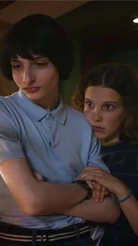 ai character: Eleven and Mike  background