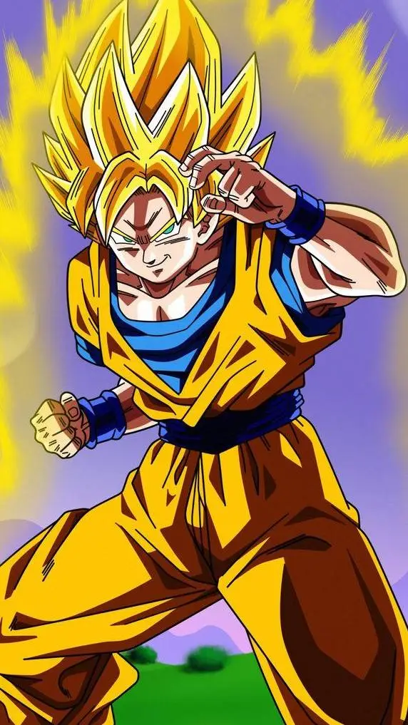 ai character: new saiyans come background