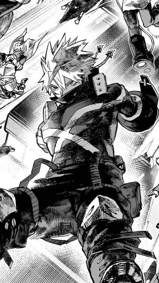 ai character: Katsuki Bakugou background