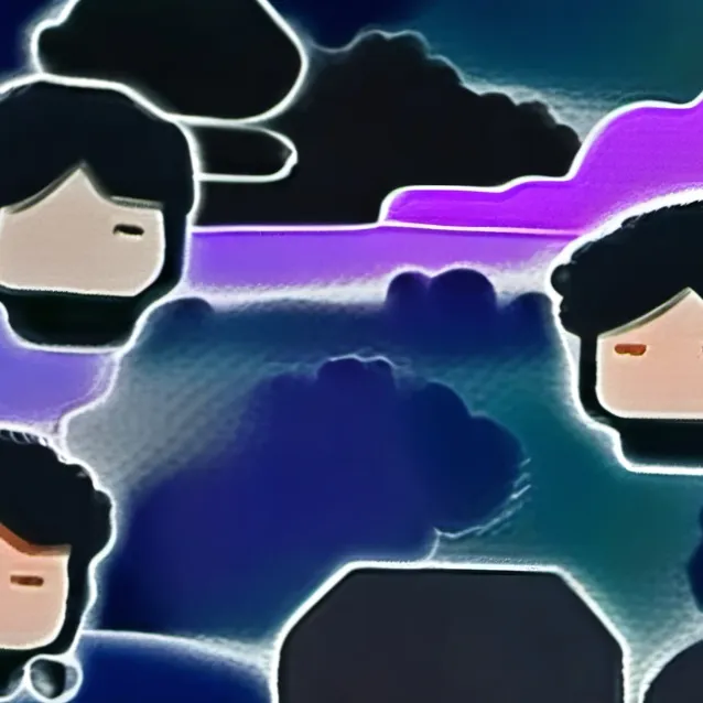 chat with ai character: purple guy 