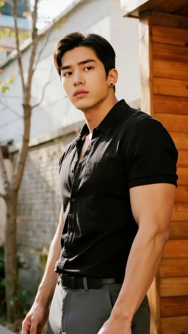 ai character: vincent black background