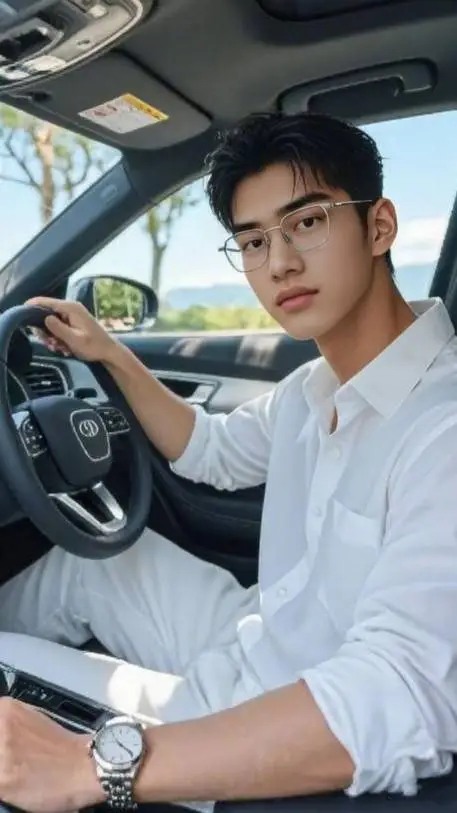 ai character: vincent black background