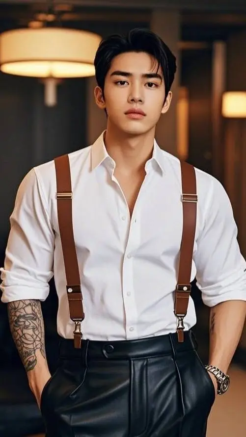 ai character: Vincent black background