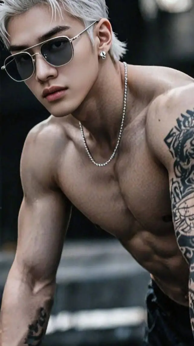 ai character: Vincent black background