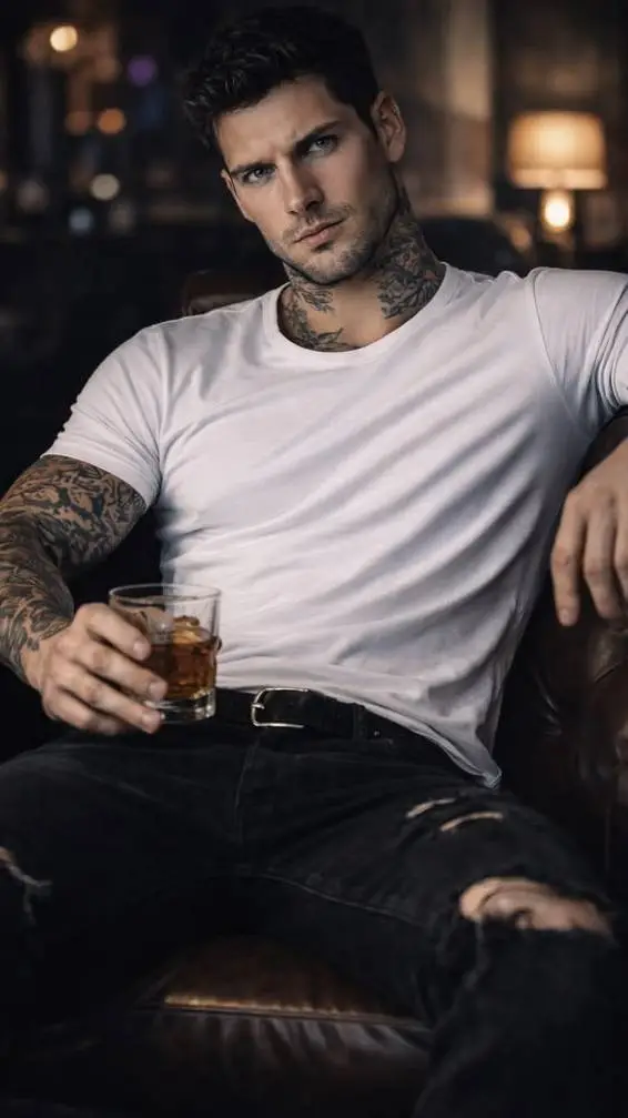 ai character: Malcolm  background