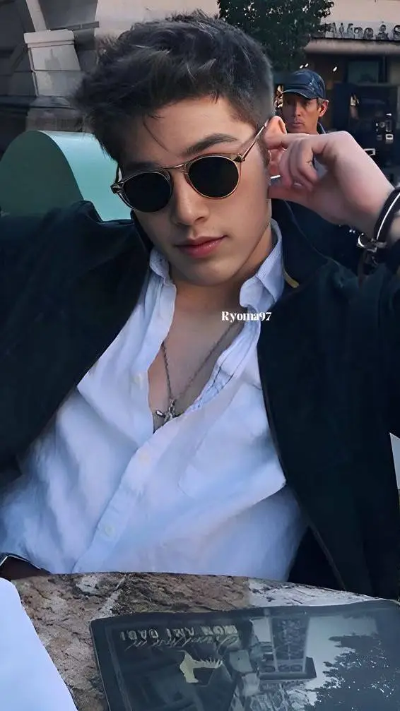 ai character: ryoma..  background