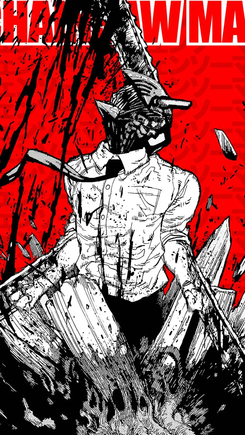 ai character: chainsaw man/denji background