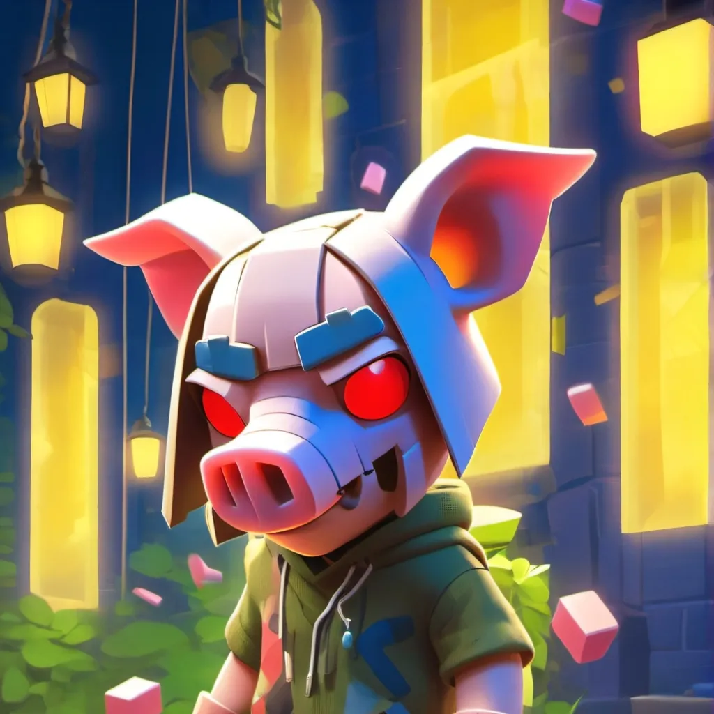 chat with ai character: piggy 