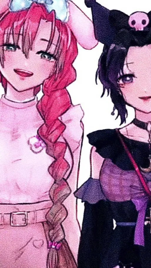 ai character: ~shinobu&mitsuri~ background
