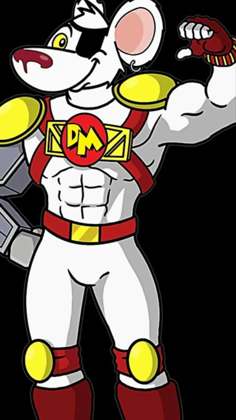ai character: Giant Danger Mouse background