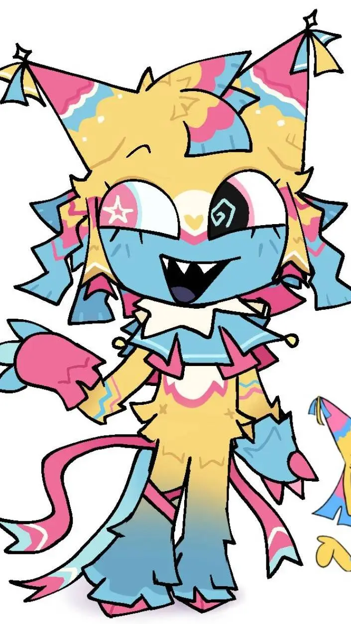 ai character: (🪅balloonparty🎈) background