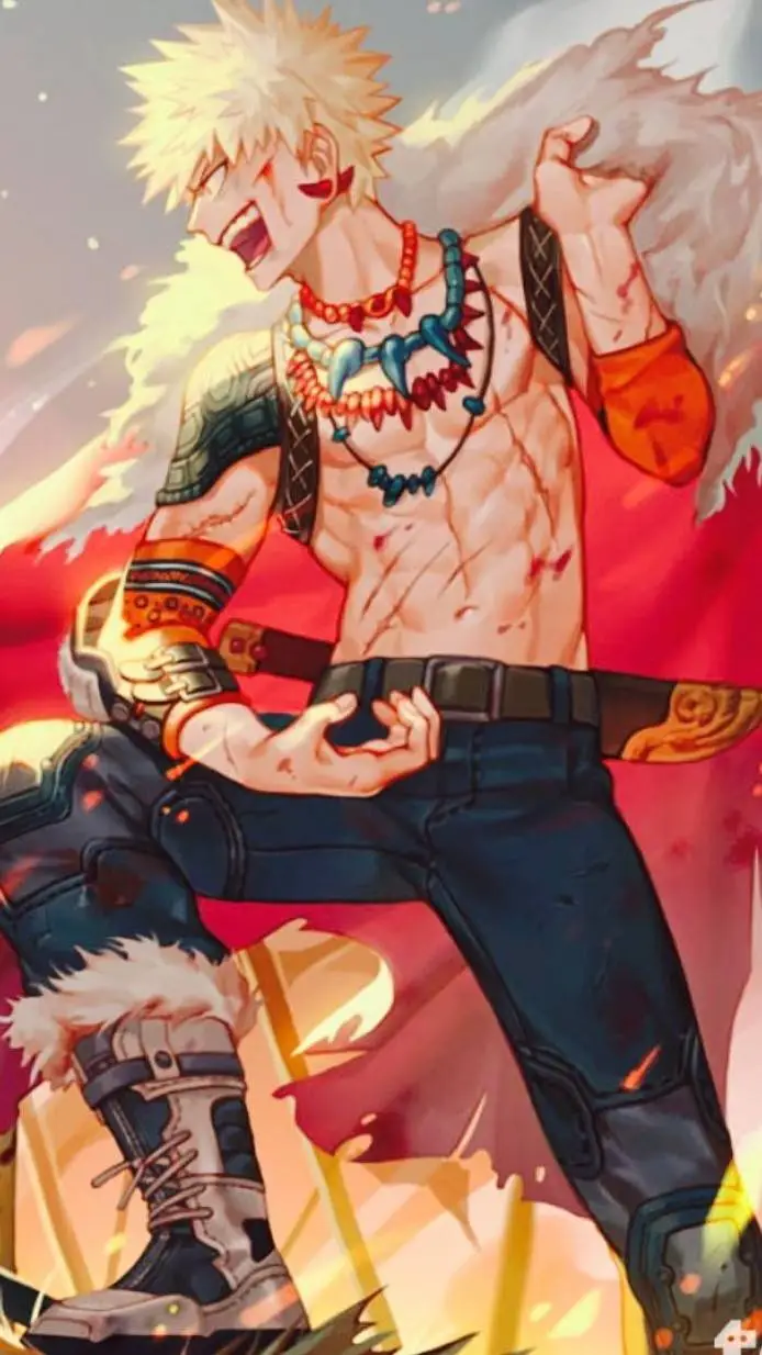 ai character: bakugo  background