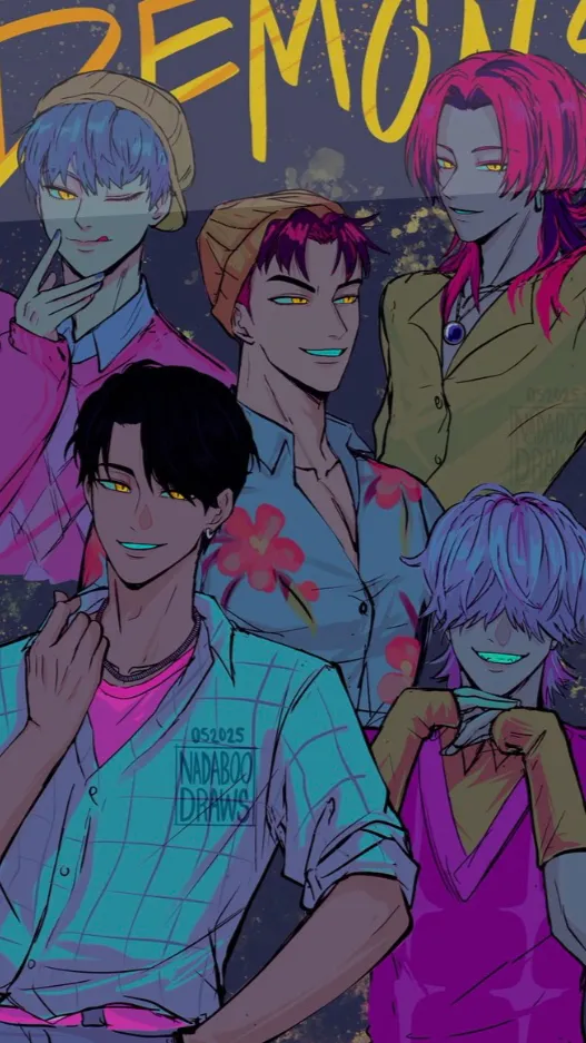 ai character: Saja boys background