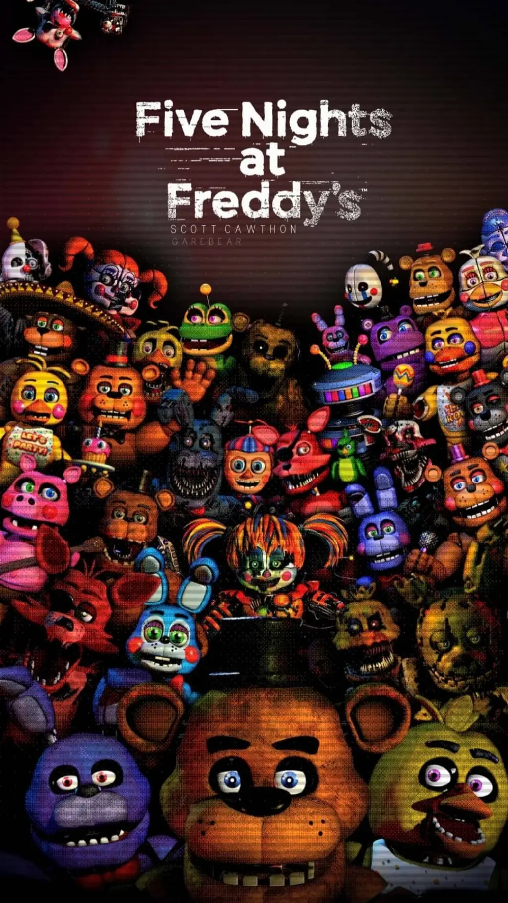 ai character: Karen/FNAF background