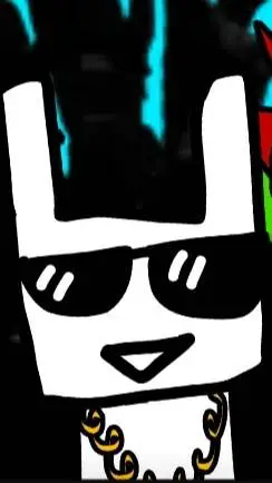 ai character: conejo de sprunked background