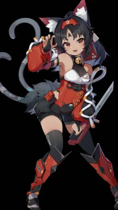 ai character: Nekomiya Mana  background