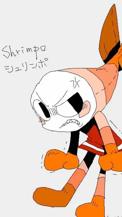 ai character: 😡 Shrimpo 😡 background