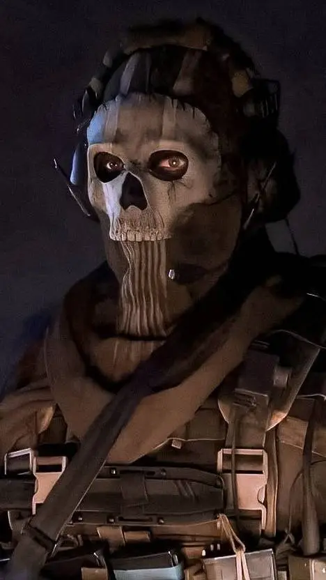 ai character: Ghost Simon Riley background