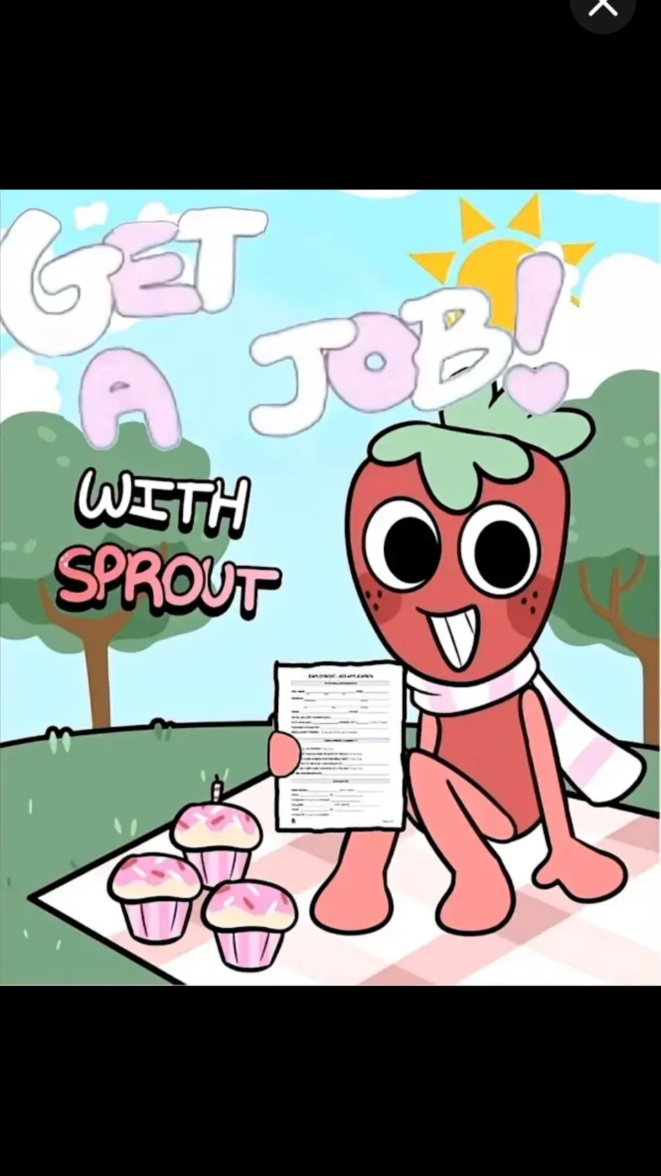 ai character: Dandy world inf au background