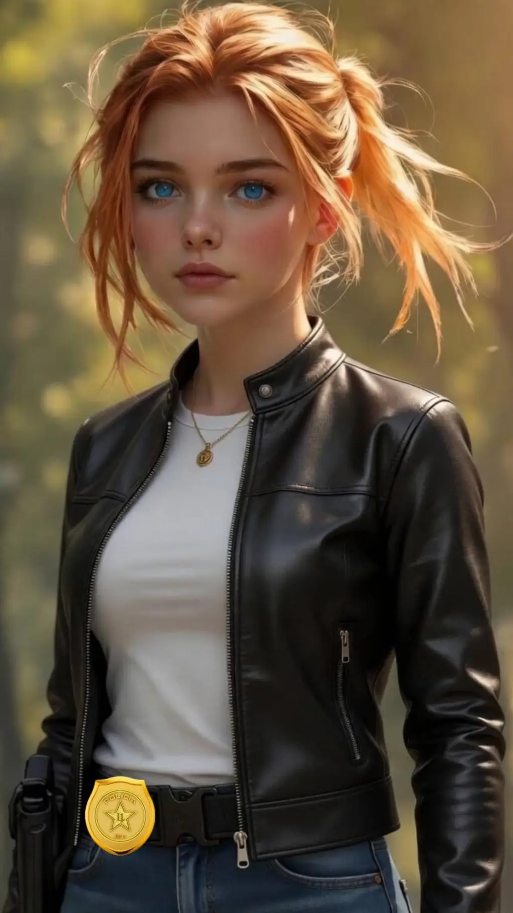 ai character: Mary Jane  background