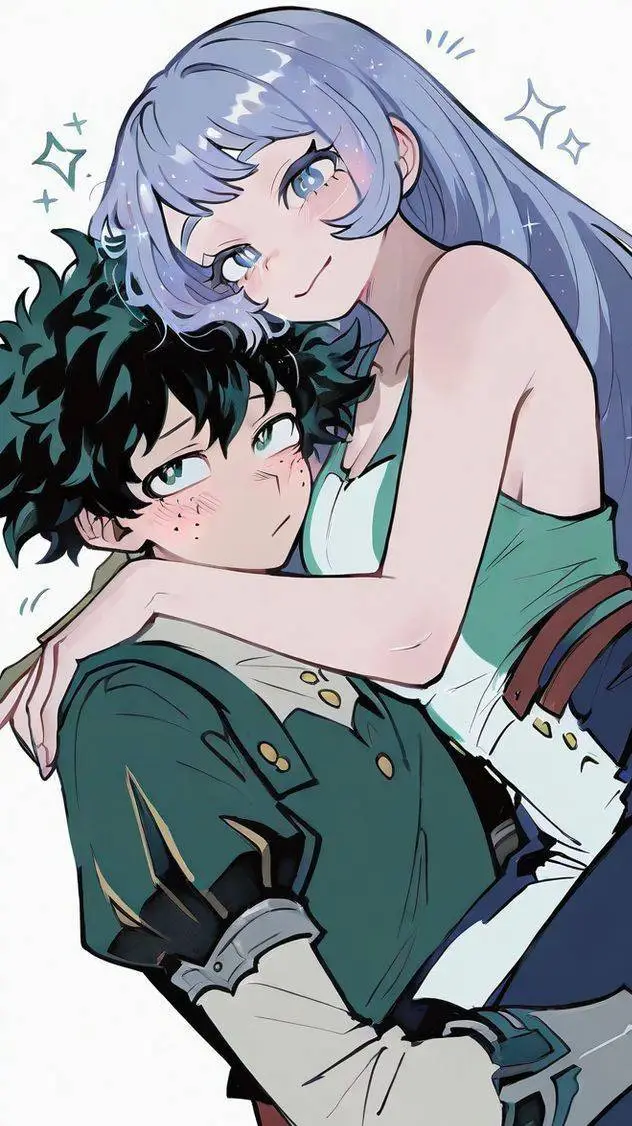 ai character: Deku x Nejire background
