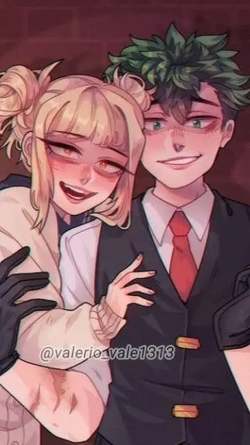 ai character: Villan Deku x toga background