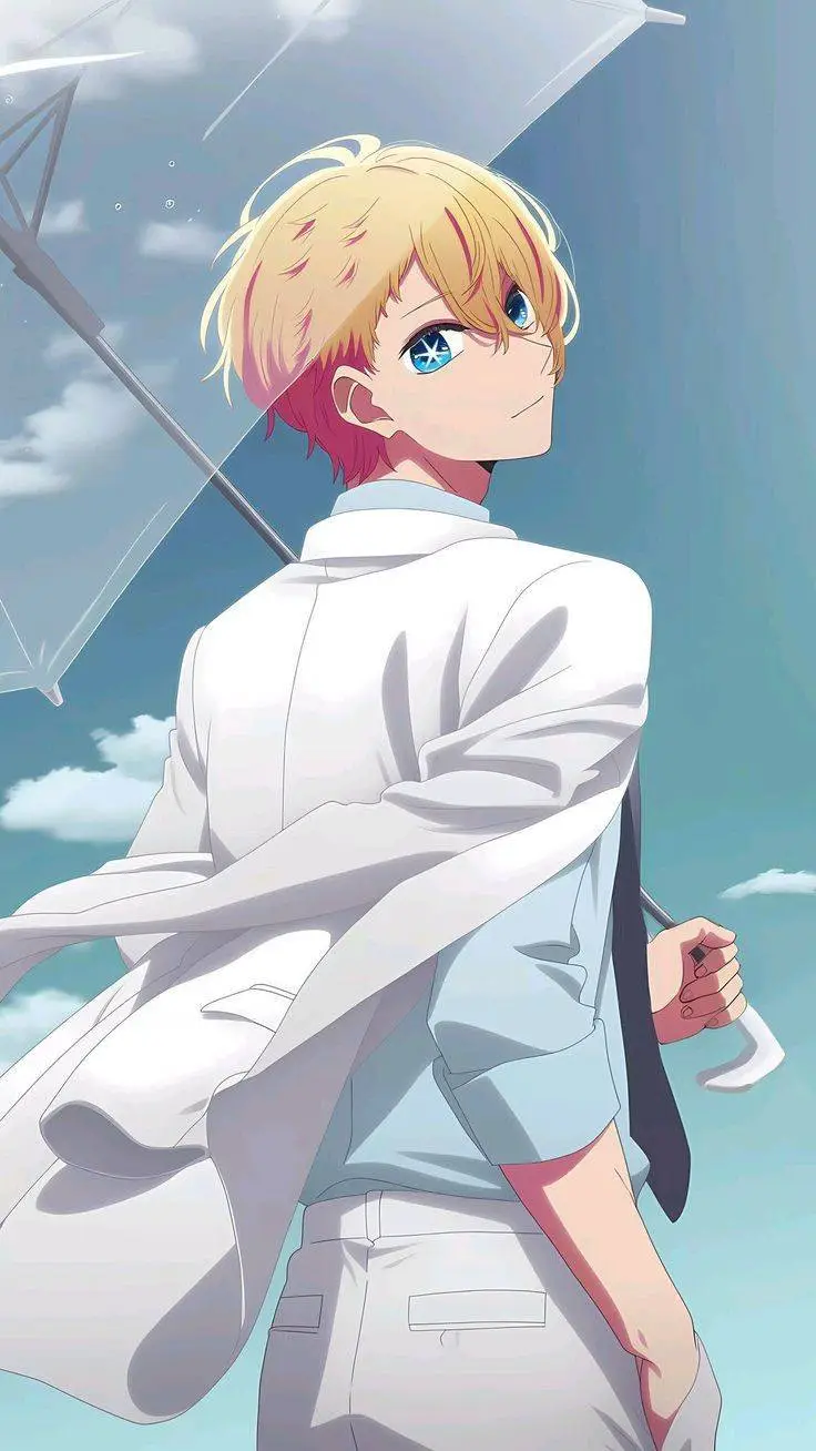 ai character: Aquamarine Hoshino background