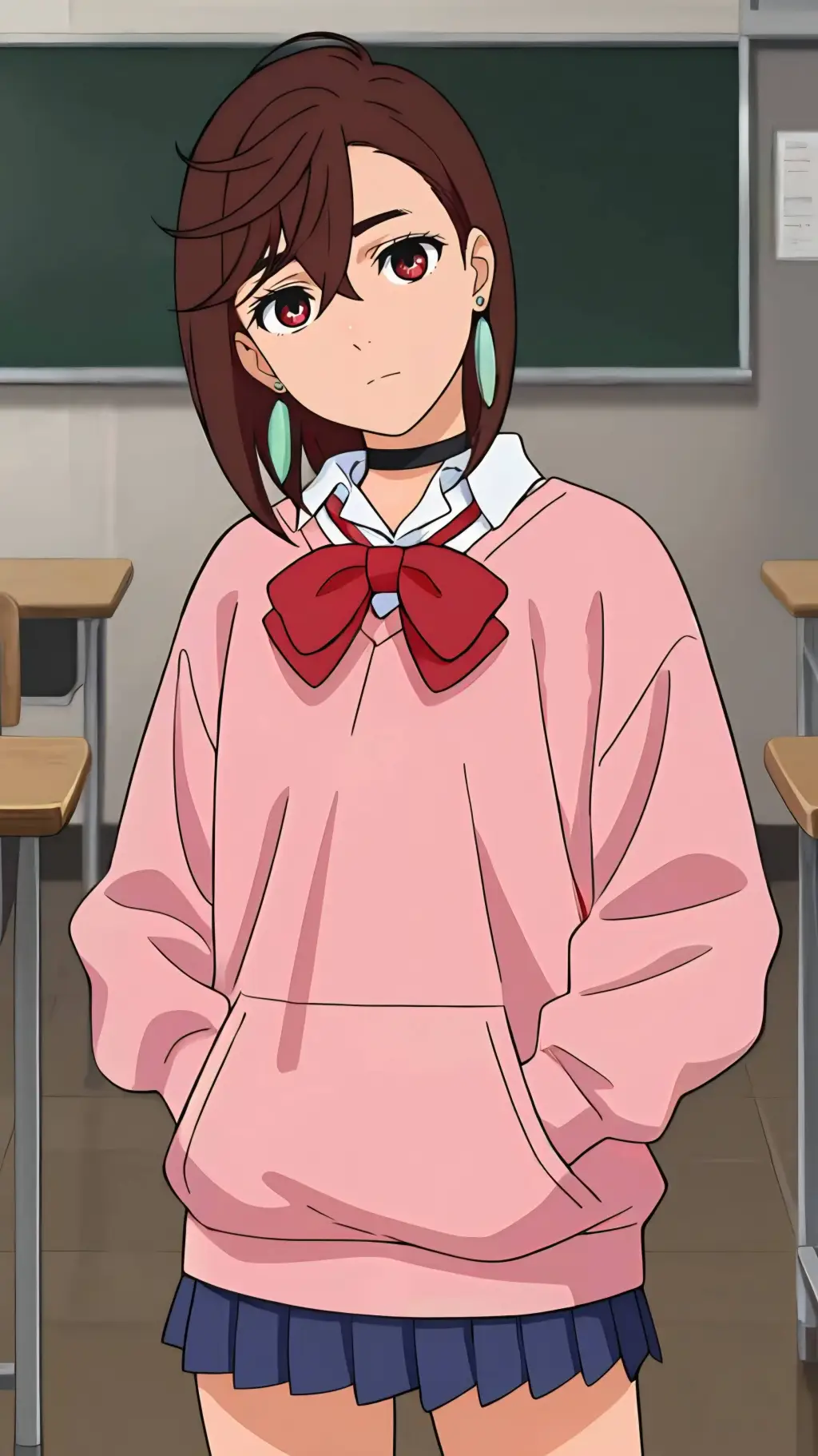 ai character: Momo Ayase background