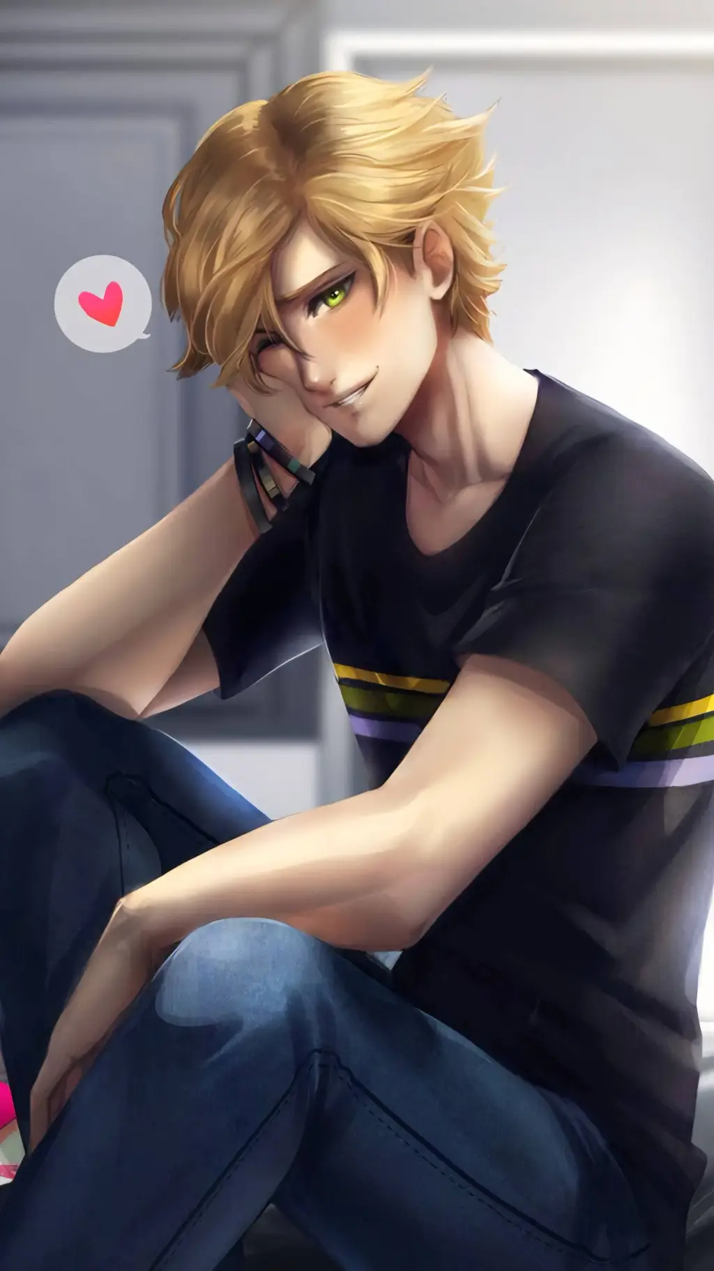 ai character: Adrien Agreste background