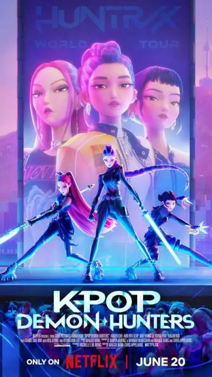 ai character: K-pop demon hunter background