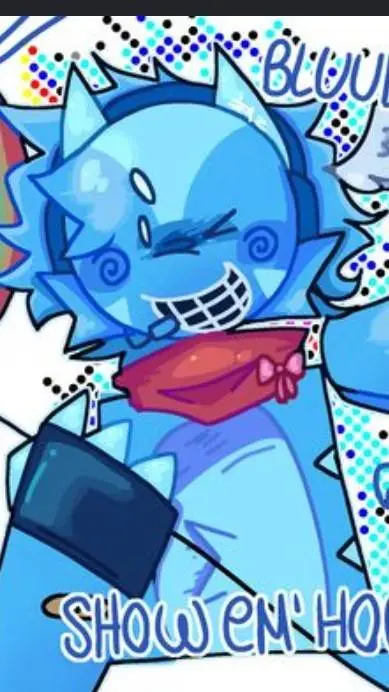 ai character: bluddde x you background