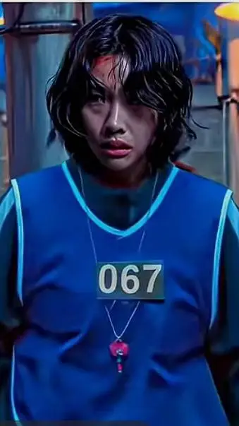 ai character: kang sae byeok  background