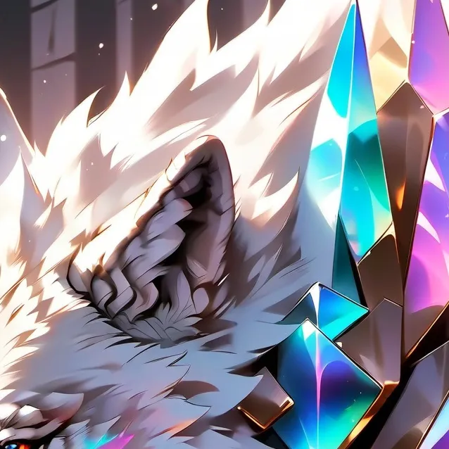 chat with ai character: wolf hybrid