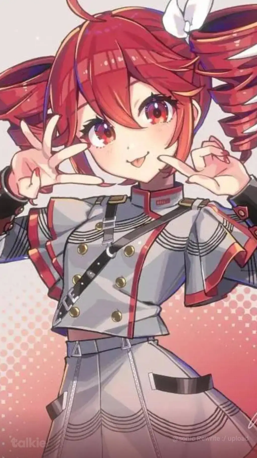 ai character: teto but freaky  2 background