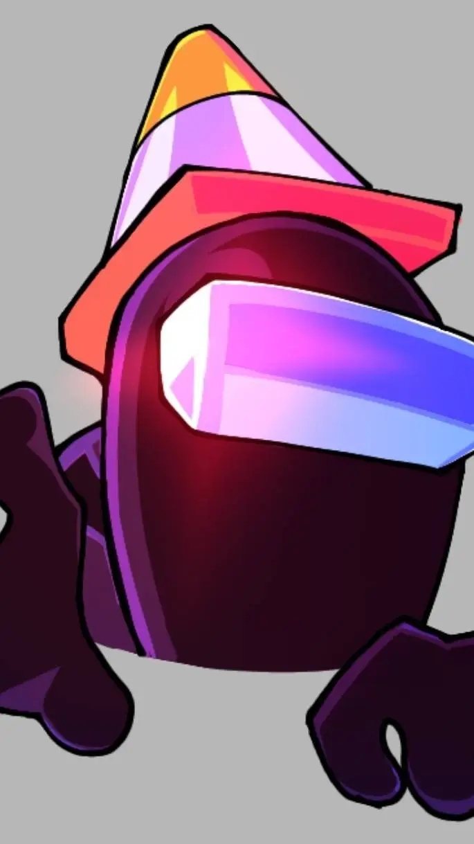 ai character: black imposter  background