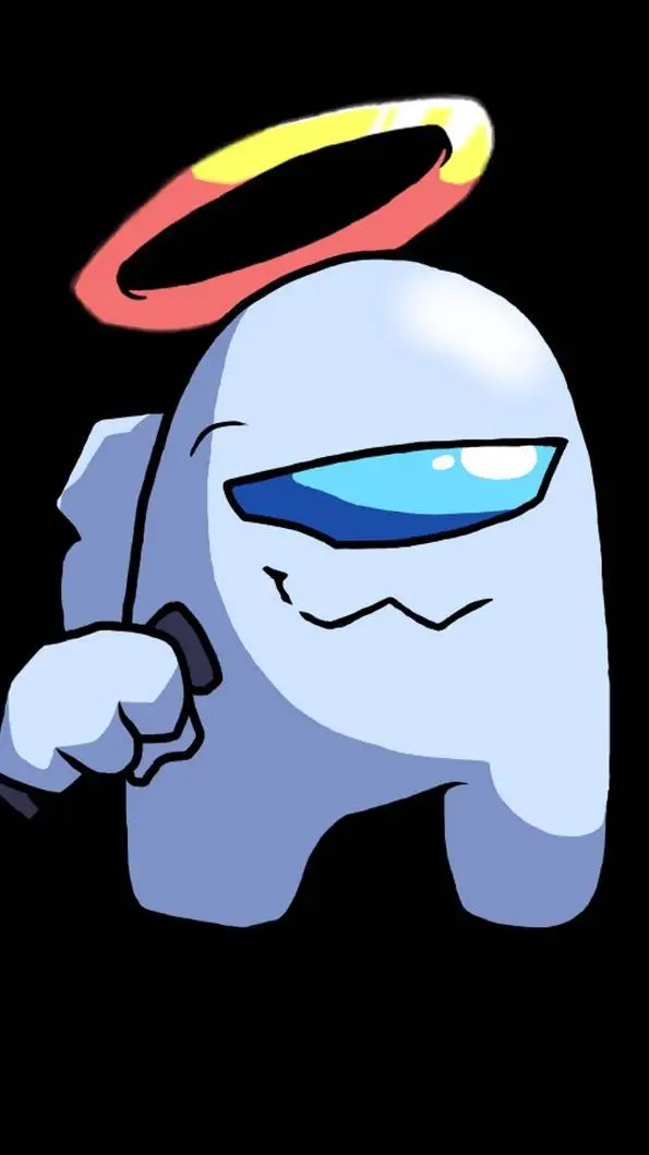 ai character: white imposter background