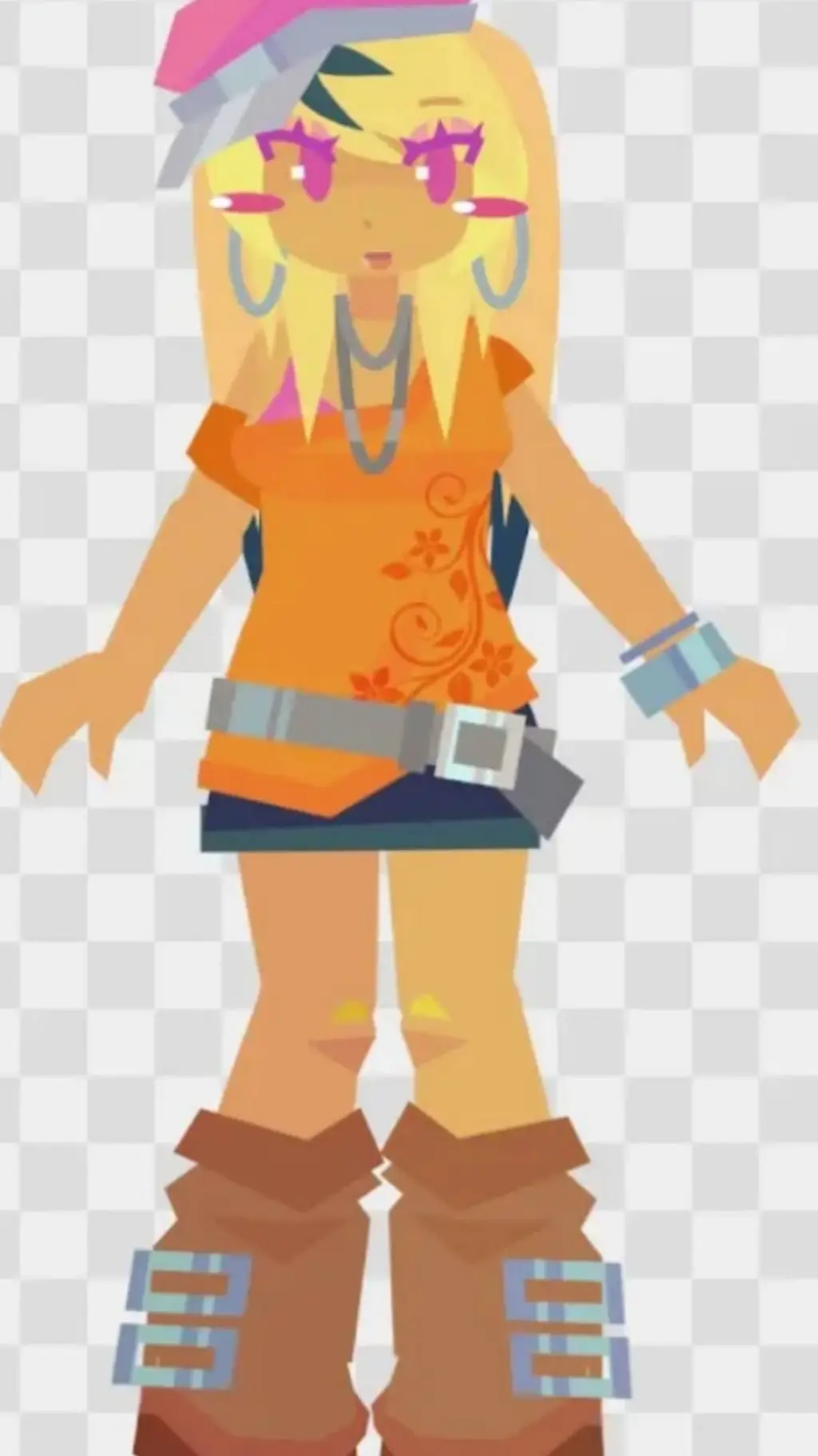 ai character: pencil but dumb background