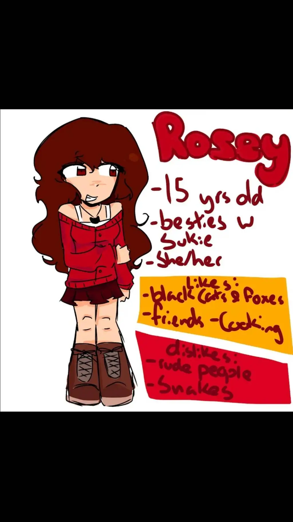 ai character: Rosey  background
