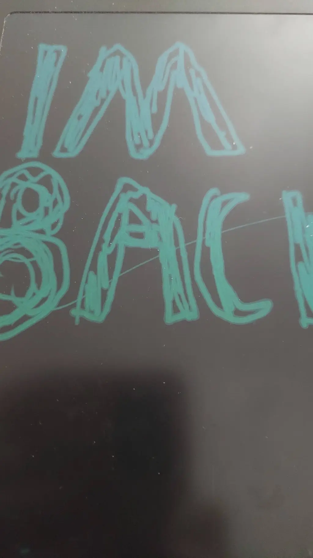 ai character: IM BACKK background