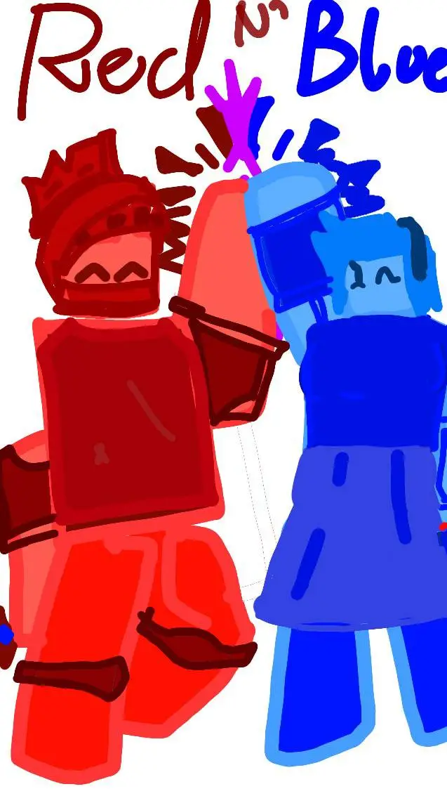 ai character: Red n' Blue (BT) background