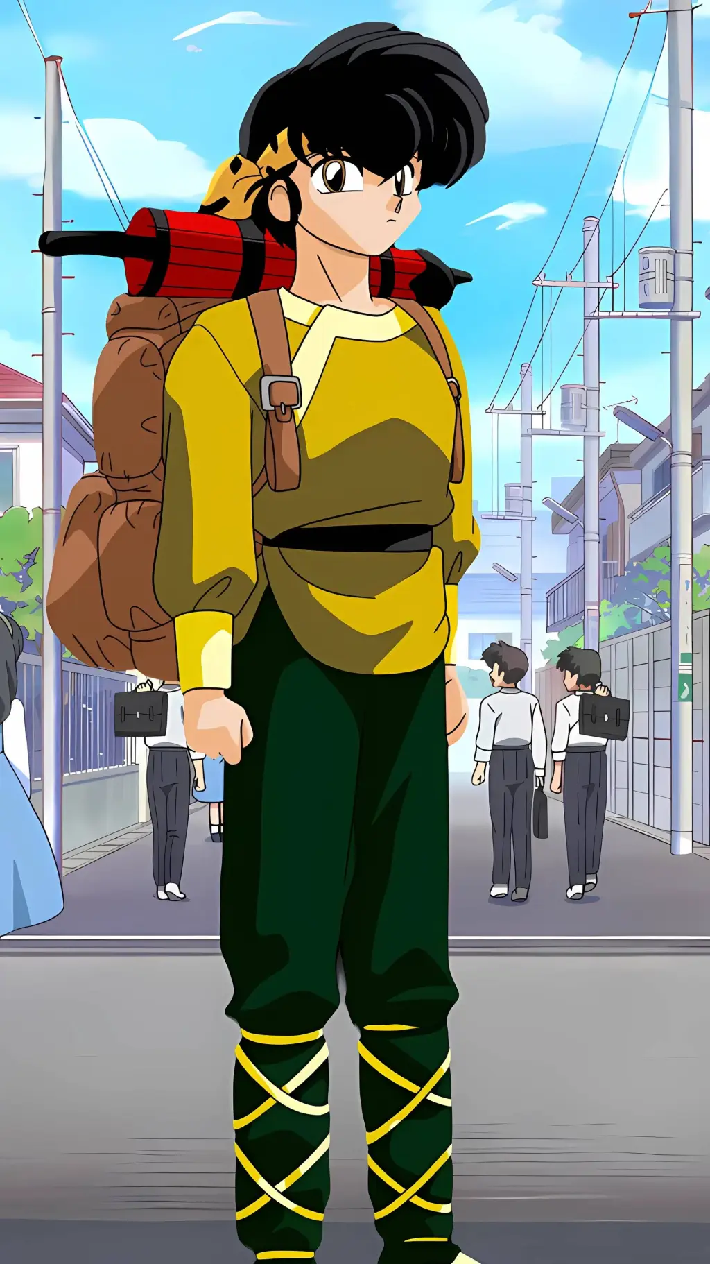 ai character: Ryoga Hibiki background