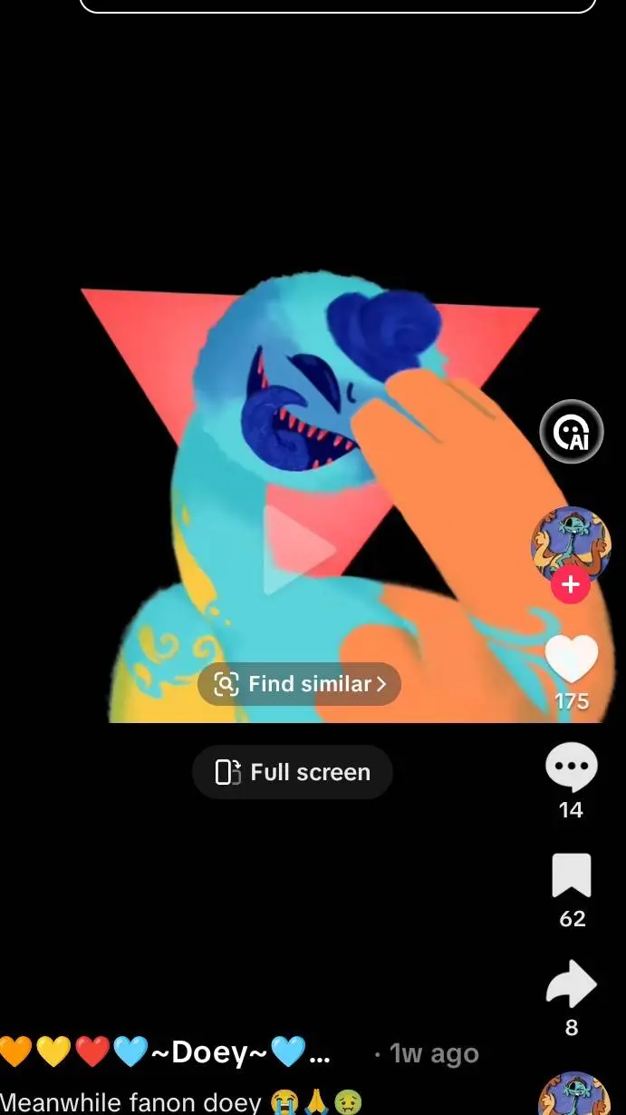 ai character: doey x player background